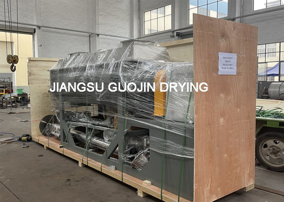 3kw máquina inoxidable del secado al vacío del secador hueco de la paleta del poder KJG-5