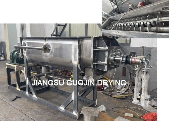 Máquina giratoria horizontal del secado al vacío de la paleta de la cuchilla de la velocidad 5-20rpm