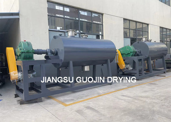 Camine por el fango el revolvimiento de la máquina rotatoria 1800L del secado al vacío con la paleta de la grada