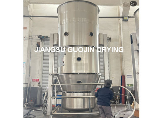 Secador de lecho de fluido fluidizado de 1800 mm de diámetro con capacidad mínima de 250 kg