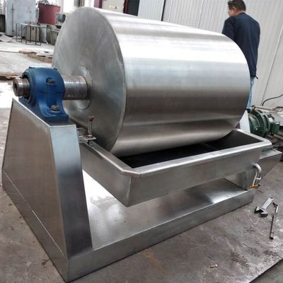 Secador de tambor rotatorio del raspador doble industrial del rodillo