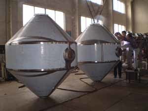 máquina doble rotatoria del secado al vacío del cono 2000L
