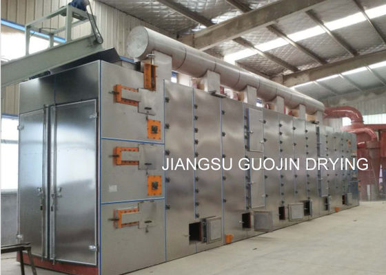 Proceso de Mesh Belt Dryer For Foodstuff del transportador de 5.5KW 25M2