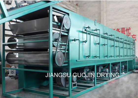 transportador Mesh Belt Dryer For Fruit de la calefacción de vapor 375kg/h
