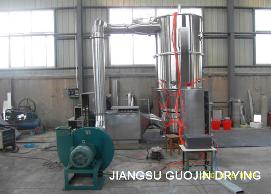 Granulador de acero inoxidable 220L del espray de la cama de líquido del producto alimenticio FL-60