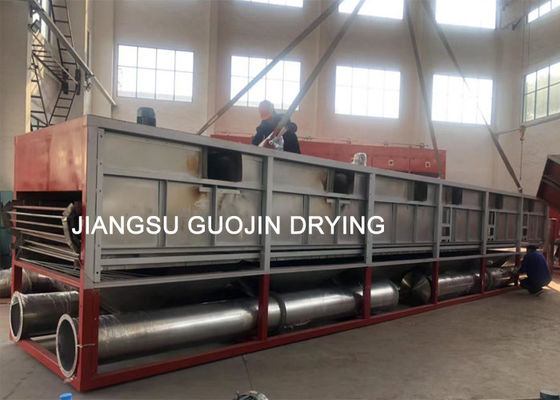 Un transportador más seco Mesh Belt Drying Machine Single de los chiles del producto alimenticio acoda el metro 2x10