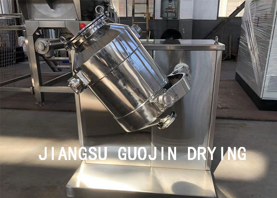 mezclador tridimensional del volumen del barril 50L para el polvo de la comida