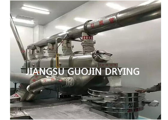 secador de la cama del 1.2x9M Continuous Vibrating Fluid horizontal para el producto alimenticio