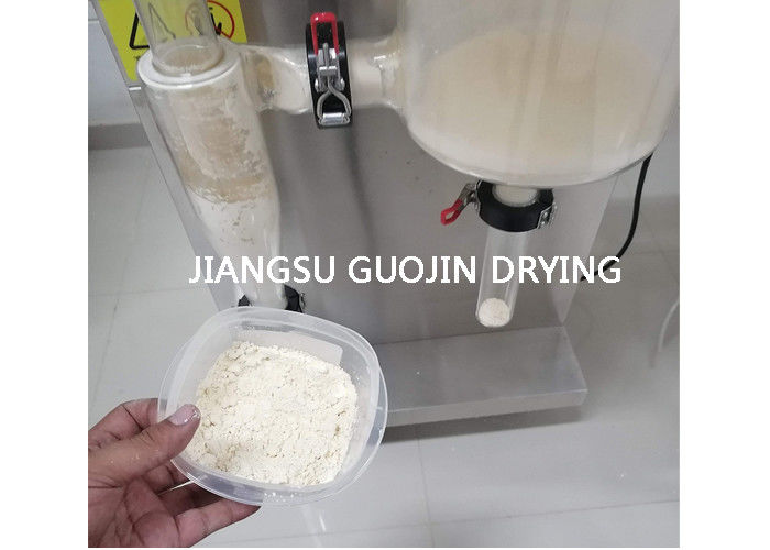 tipo seco secador del banco del polvo 1kg/H de espray para leche en polvo