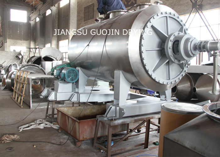 secador rotatorio 5.5KW de la paleta del vacío del rastrillo 10rpm para los materiales líquidos de la forma