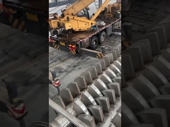 Secador de lodos textiles de 20 RPM con paletas huecas, área de transferencia de calor 29 m2