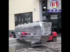 Equipo de secado por lecho fluidizado vibratorio continuo para alimentos 1.2x9M