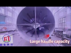 Diseño mecánico secador rotativo de astillas de madera 3 t/h